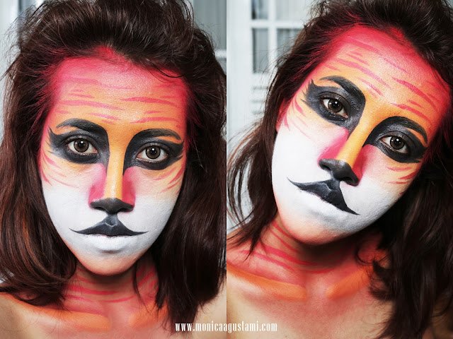 Lion Face Painting