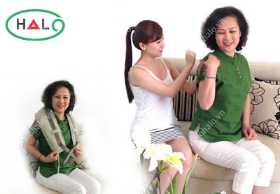 Chuyện mua máy massage giảm đau vai gáy tặng mẹ Máy massage giảm đau vai cổ lưng Olekin