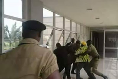 Photos: Lol... Ugandan Legislator put up for sale on OLX after he was spotted urinating on the wall of Ministry of Finance building