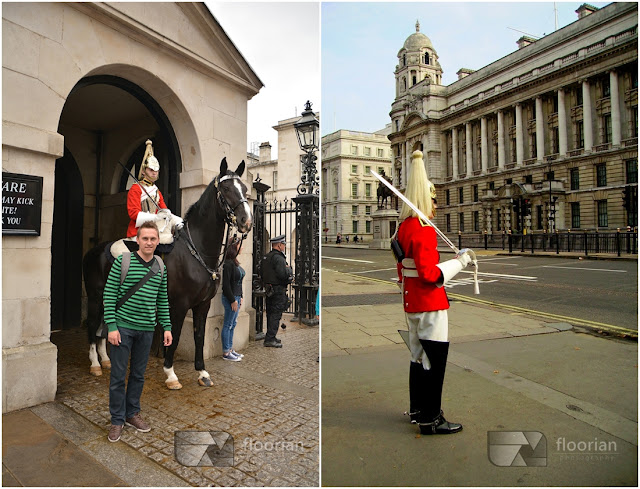 Żołnierze przed Horse Guards Parade to największym placem defilad w centralnym Londynie.