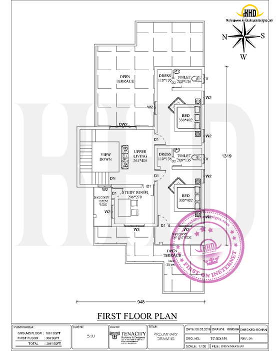 First floor plan First floor plan
