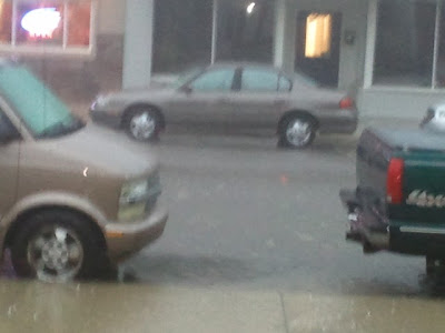 Fast Rising Water in Heavy Rain Cell Photo by Trisha