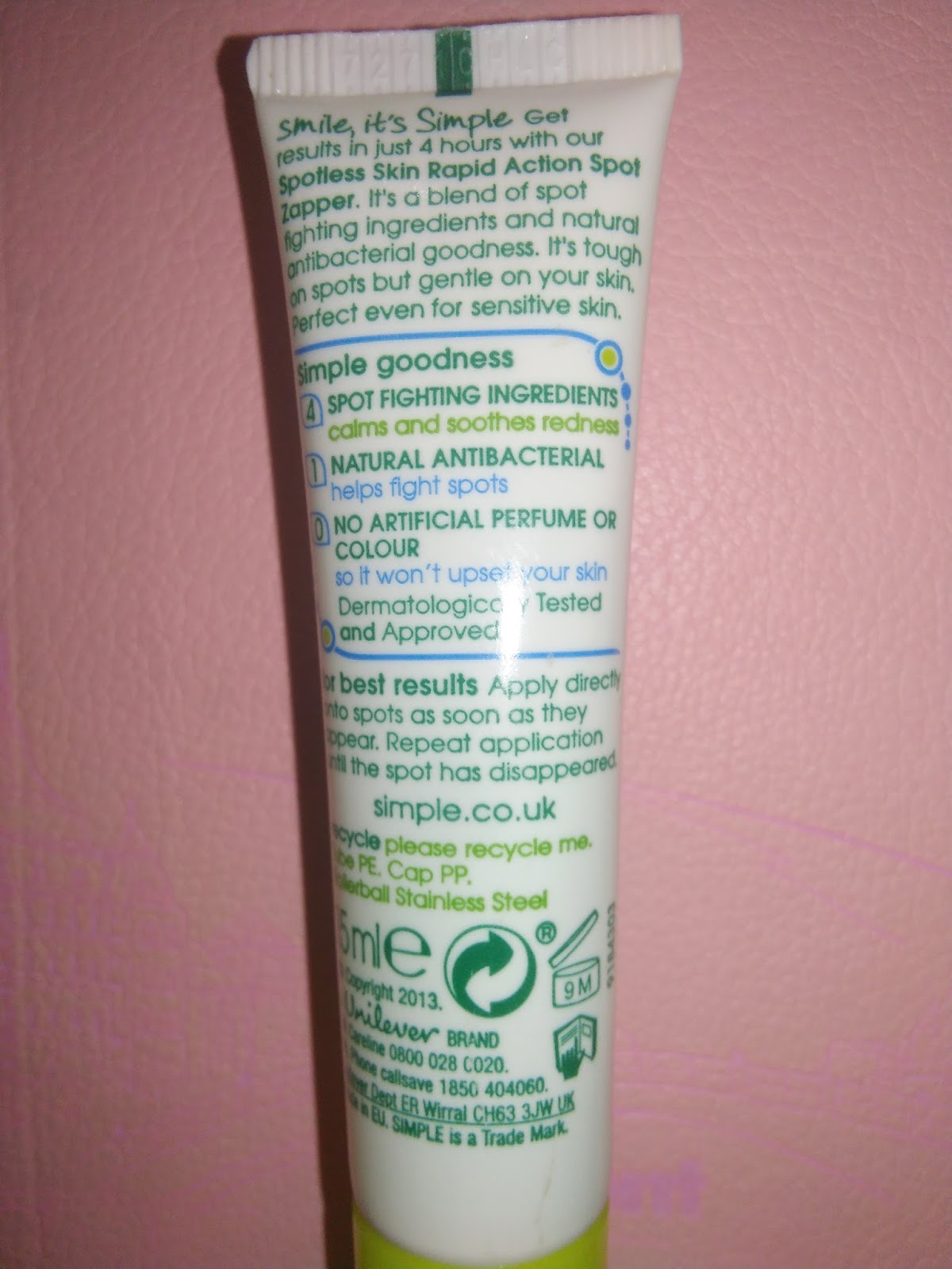 kebaikan simple spotless skin