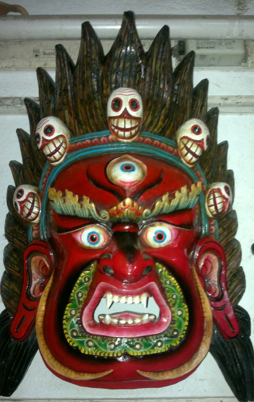 wonder nepal wondrous nepali Traditional Tribal Masks of Nepal.