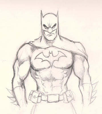 how to draw Batman