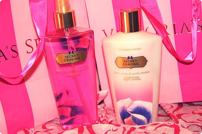 Victoria's Secret Secret Craving fragrance mist and body lotion 