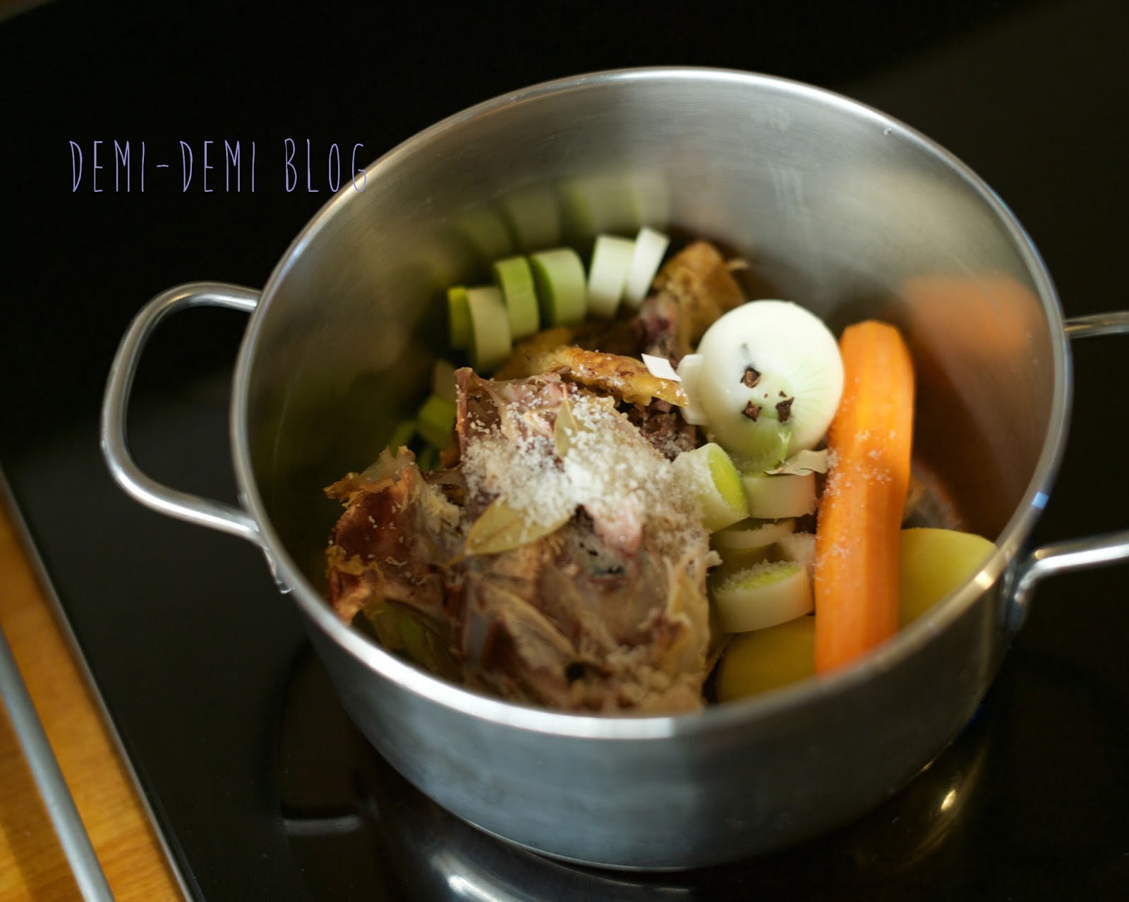 Demidemi blog Bouillon de poule maison Rien ne se perd, tout se