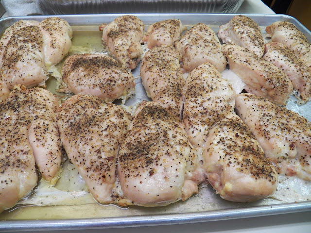 Chicken Breasts with Seasoning for Fajita's