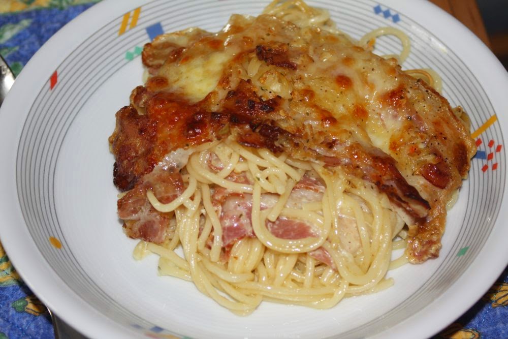 Karsten&amp;#39;s Blog: Spaghetti-Auflauf mit Speck
