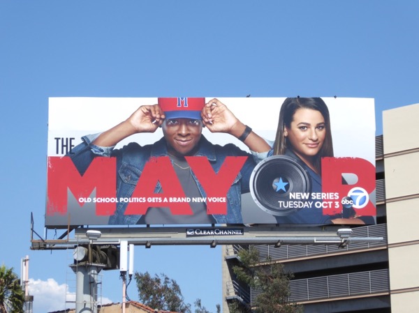 The Mayor series premiere billboard Mayor series premiere billboard
