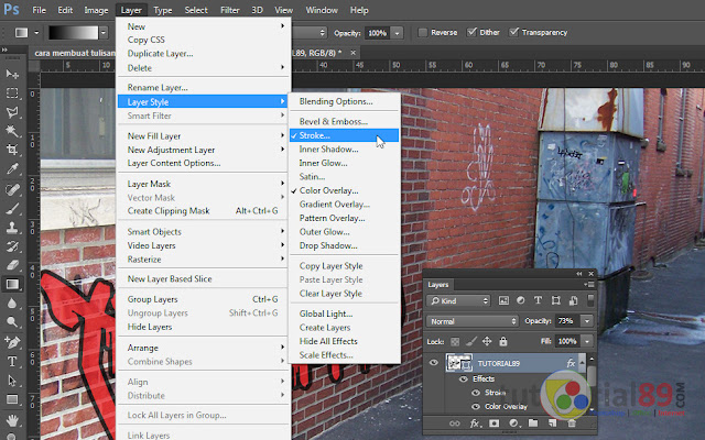 Cara membuat tulisan graffiti dengan photoshop Cara membuat tulisan graffiti dengan photoshop