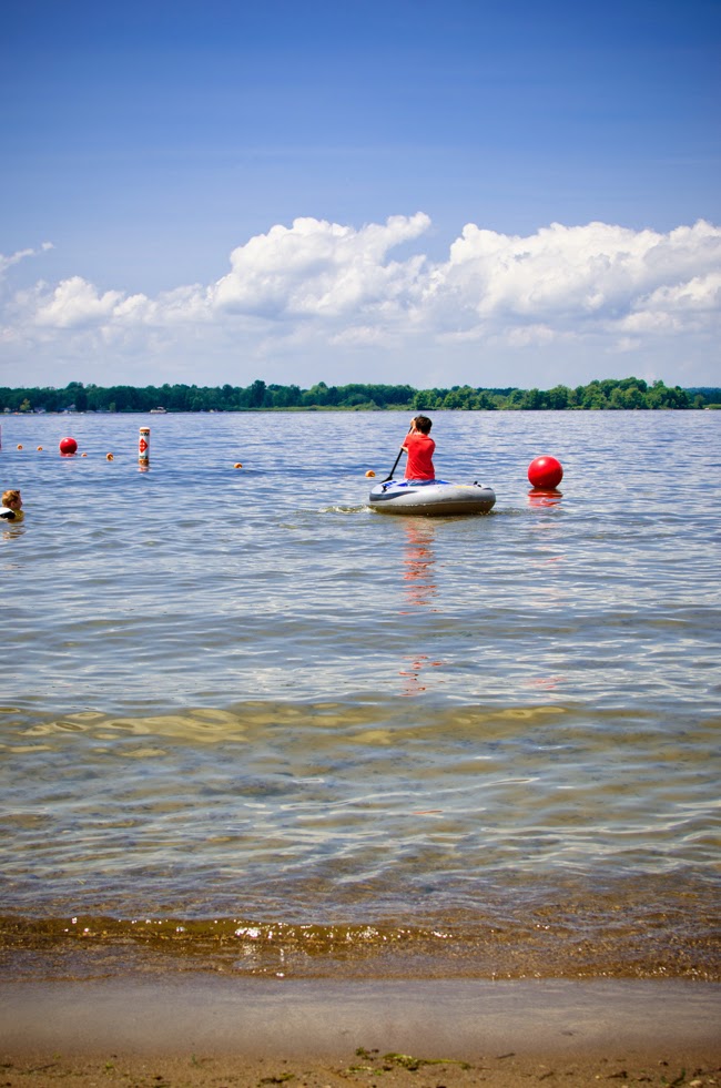 Summer at the Lake Midway Beach, Conneaut Lake