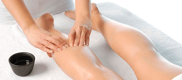 masaje contra la retención de líquidos