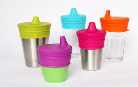 8 Plastic Cup with Built in Straw Sip Dishwasher Safe Assorted Colors Drink  Kids, 1 - Harris Teeter
