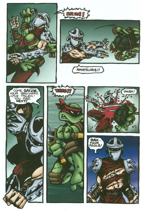TMNT Entity: Compare/Contrast: The Many Colorizations of TMNT #1