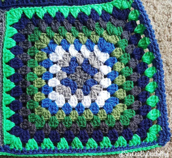 Granny Square Christmas Tree Skirt Sew Crafty Crochet
