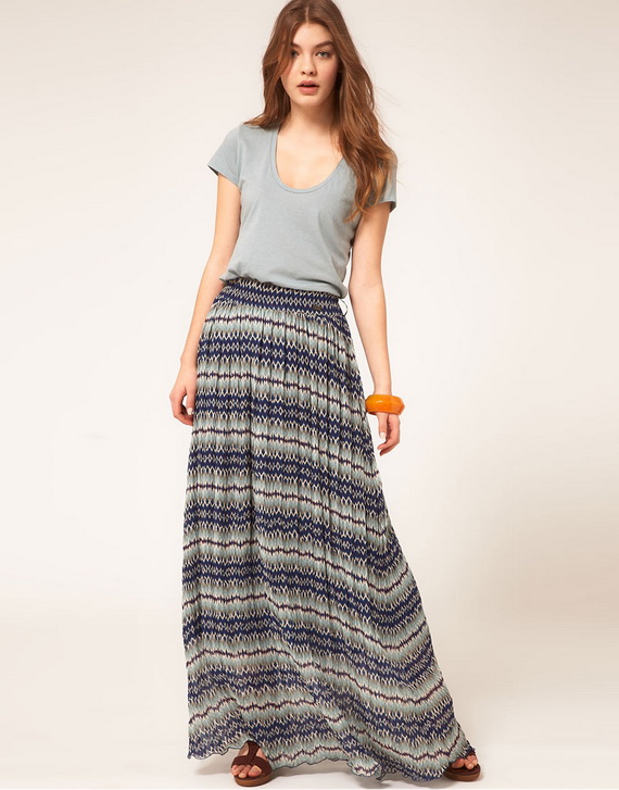 Hot Bio Celebrity Pictures: Maxi Skirt Trends for Spring 2013