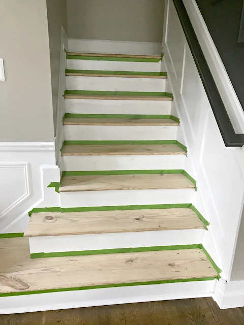 How to stain wood steps