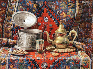 bodegones-orientales-medio-pintura-realista bodegones-orientales-medio-pintura-realista