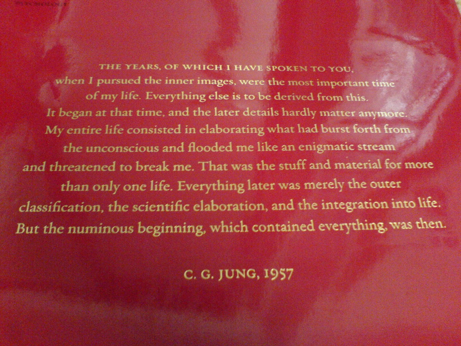 Carl Jung Depth Psychology Carl Jung's Preface to The Red Book