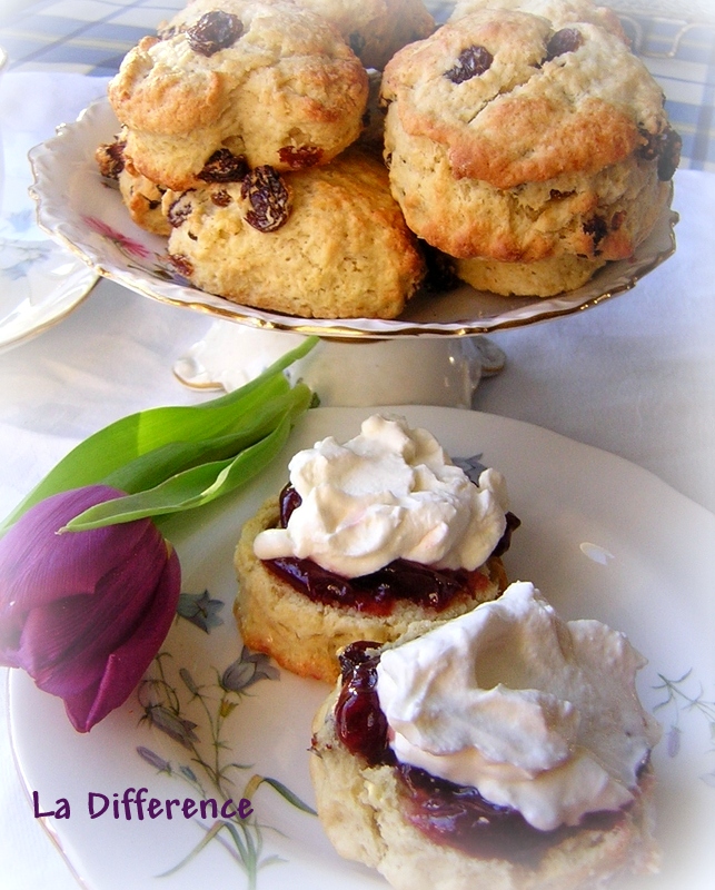 La Différence Scones .. my collection both sweet and savoury