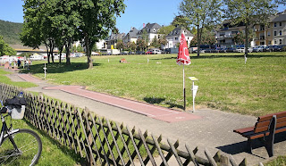 The Minigolf course in Zeltingen-Rachtig. Photo by Christopher Gottfried, May 2018 The Minigolf course in Zeltingen-Rachtig. Photo by Christopher Gottfried, May 2018