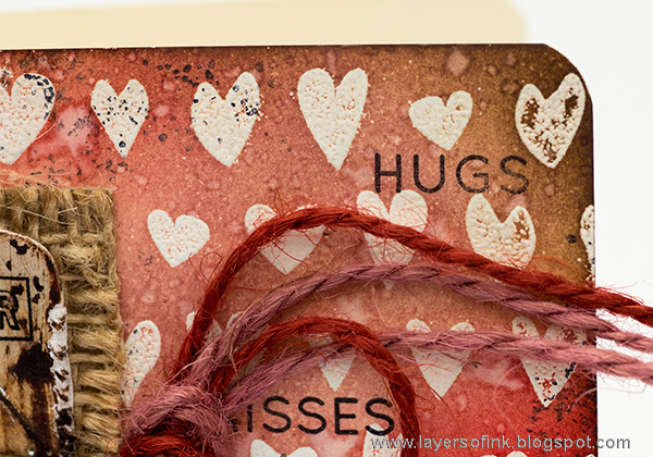 Layers of ink - Watercolor Distress Video Tutorial by Anna-Karin