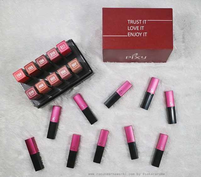Lip Products from Pixy Matte In Love Lipstick