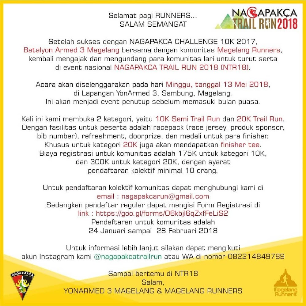 Nagapakca Trail Run • 2018 Nagapakca Trail Run • 2018
