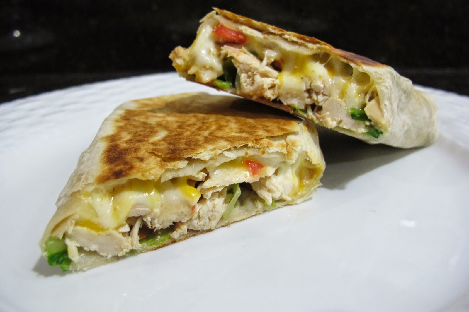 One Thousand Looks CHEESY CHICKEN WRAP RECIPE