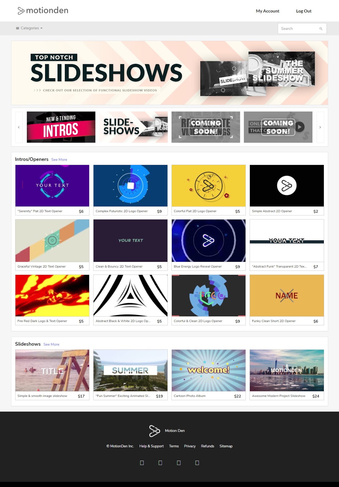 Review: Motion Den - DIY Video Intros and Slideshows