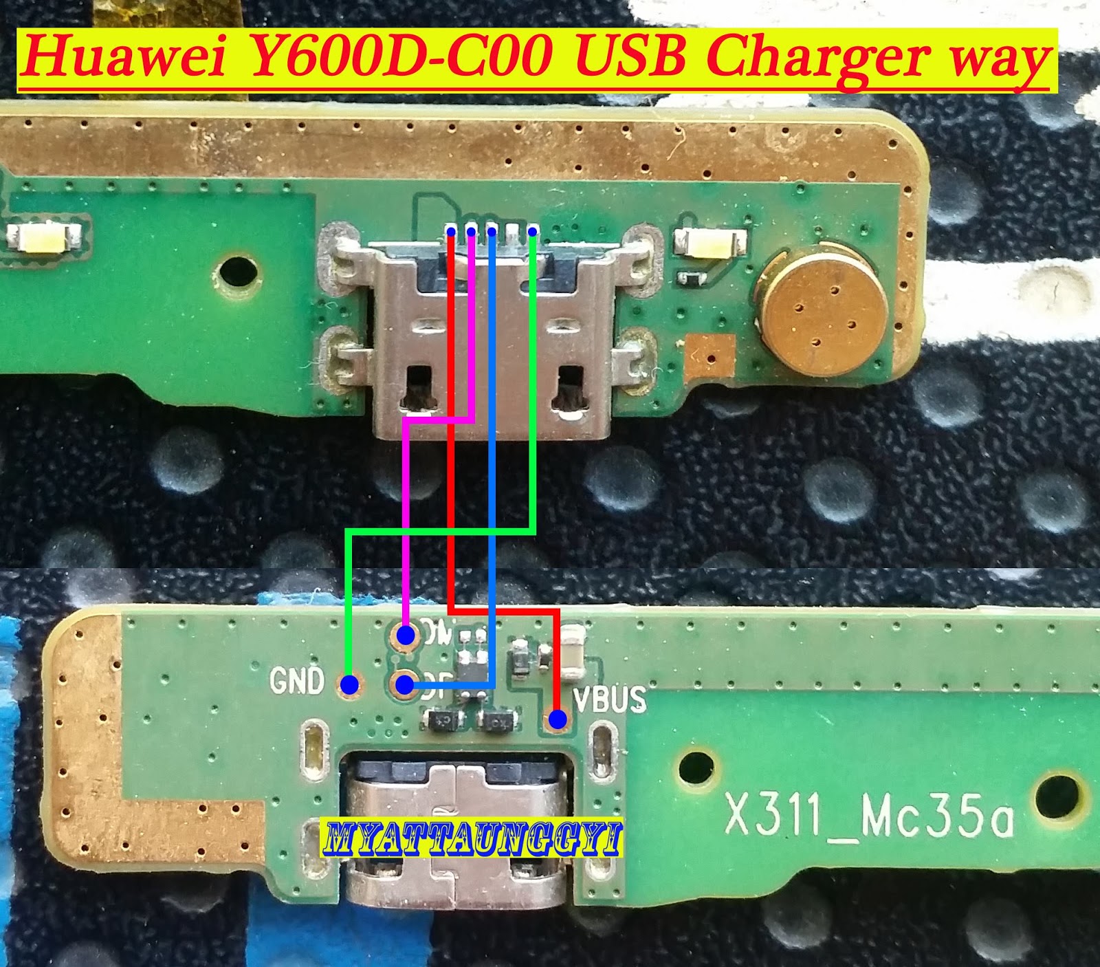 Huawei Y600DC00=Y610 Jumper Way