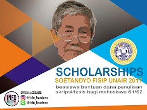 Beasiswa Soetandyo FISIP UNAIR 2017 Beasiswa Soetandyo FISIP UNAIR 2017