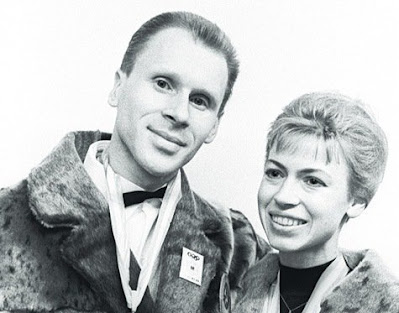 Ludmila and Oleg Protopopov, two-time Olympic Gold Medallists in pairs figure skating