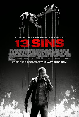 Poster Of Hollywood Film 13 Sins (2014) In 300MB Compressed Size PC Movie Free Download At worldfree4u.com