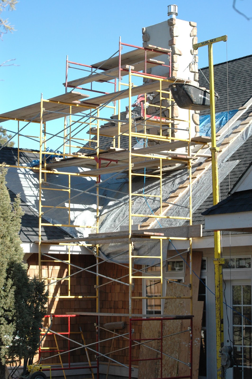 BOISINEAU MASONRY Scaffold Setups From Past Projects