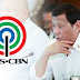 President Rodrigo Duterte has eased up his foot on the neck of ABS-CBN Corp.