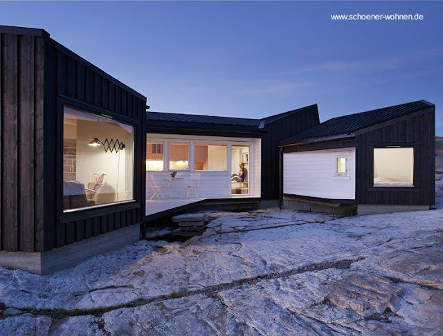 Arquitectura contemporánea de madera Cabaña contemporánea nórdica