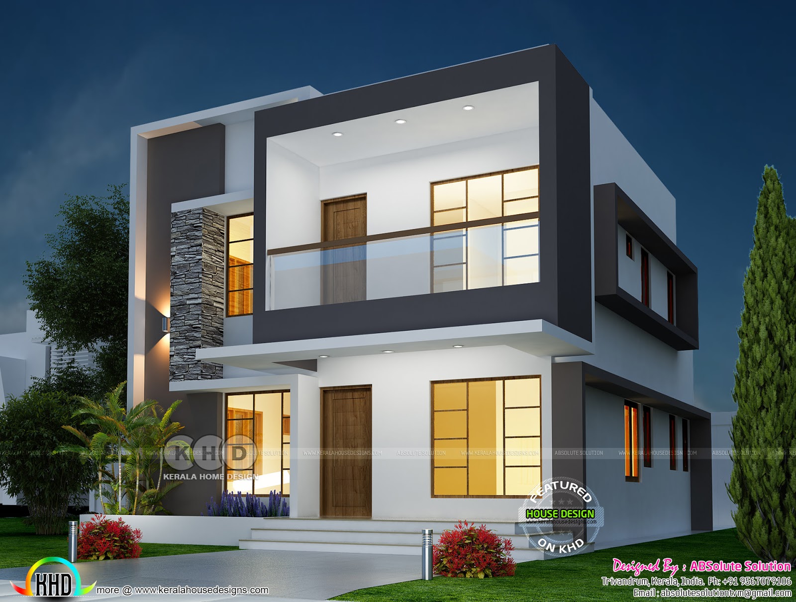 Prominent Miljard optocht ₹1900 Per square feet cost 1600 sq-ft home - Kerala home design and floor  plans - 9K+ house designs