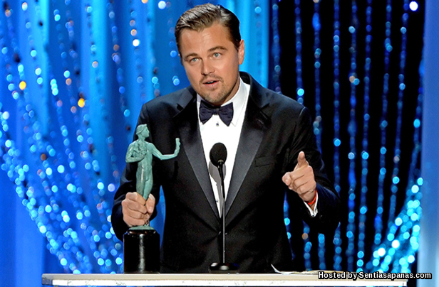 Senarai Penuh Pemenang Anugerah Oscar 2016 Leornardo Dicaprio Oscars 2016