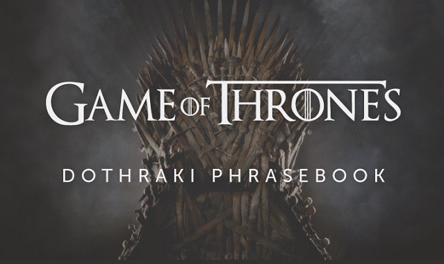 Image: Game of Thrones Dothraki Phrasebook #infographic