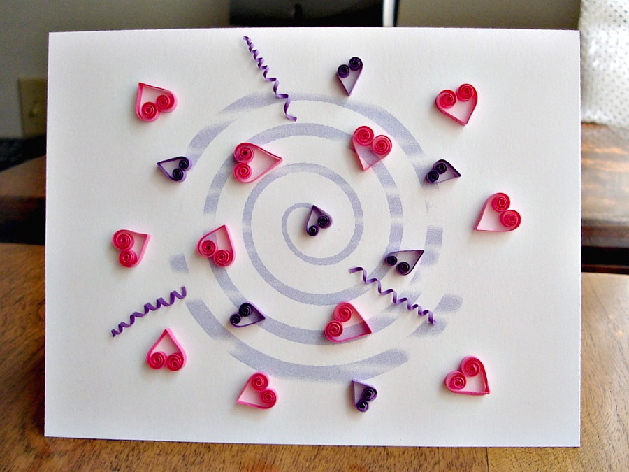 molly smith easy quilling on simple cards