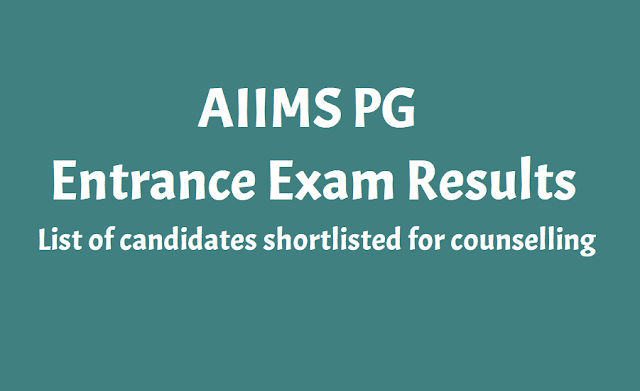AIIMS PG 2019 Results declared on aiimsexams.org – List of candidates shortlisted for counselling aiims pg 2019 results declared on aiimsexams.org,aiims pg list of candidates shortlisted for counselling,result for the aiims pg entrance examination,aiims pg entrance exam results 2019