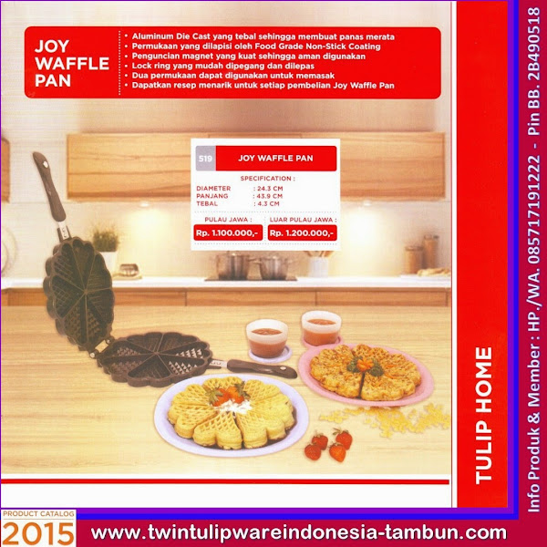 Joy Waffle Pan, Pan Tulipware 2015