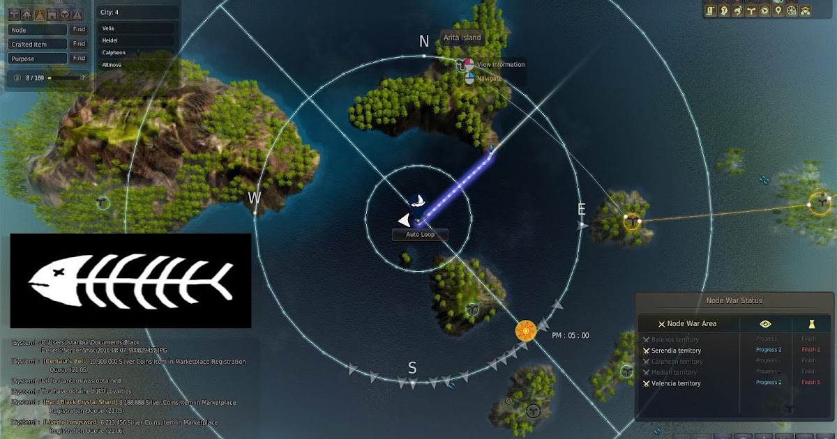 Nu Wave Fishing BDO Hot Spot Post 7 Grunt, Seas of Olvia