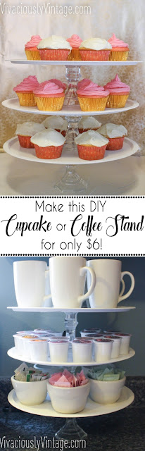 Simple DIY Cupcake or Coffee Stand for only $6!