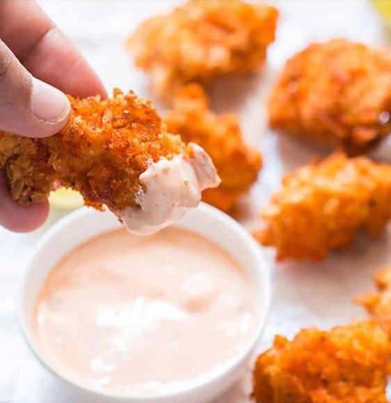 KFC Style Spicy Popcorn Chicken KFC Style Spicy Popcorn Chicken