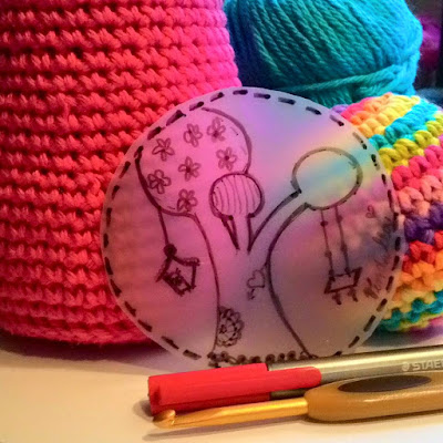 Crochet pattern - Rainbow tree by VendulkaM