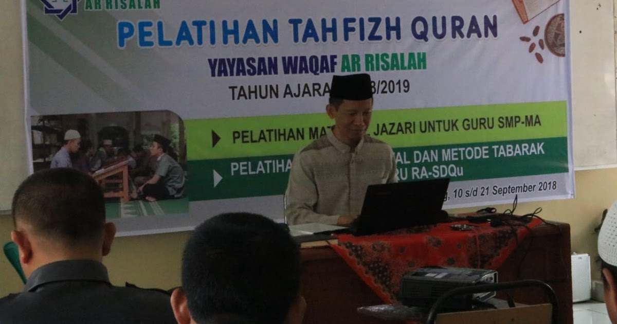 Pesantren Ar Risalah Sumbar Sertifikasi Guru Tahfiz