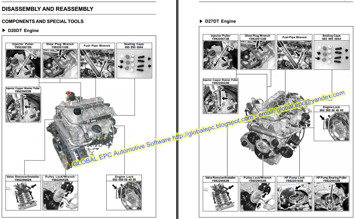AUTO MOTO REPAIR MANUALS SSANGYONG KYRON REPAIR MANUAL AND